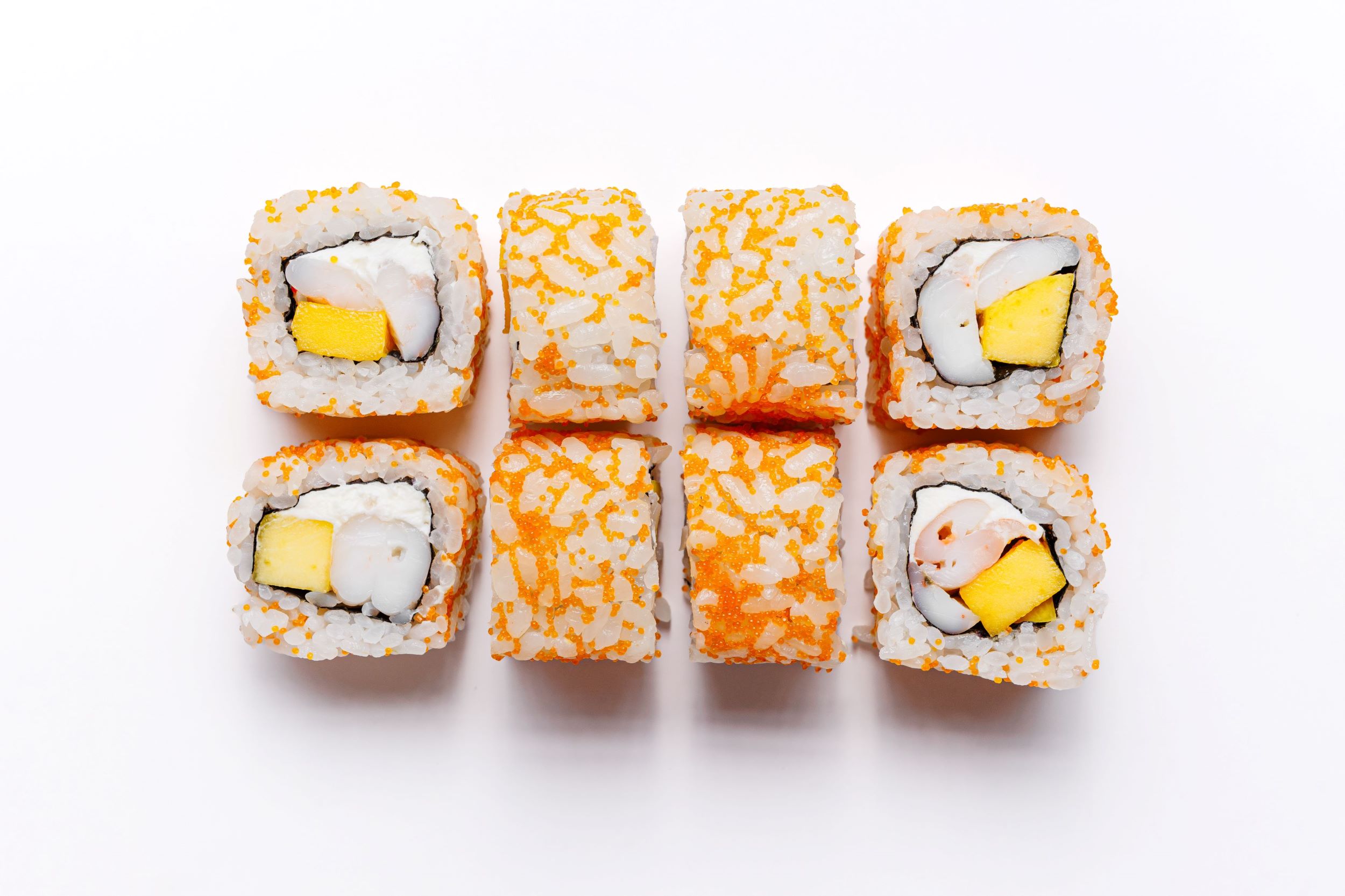 Creamy shrimps roll