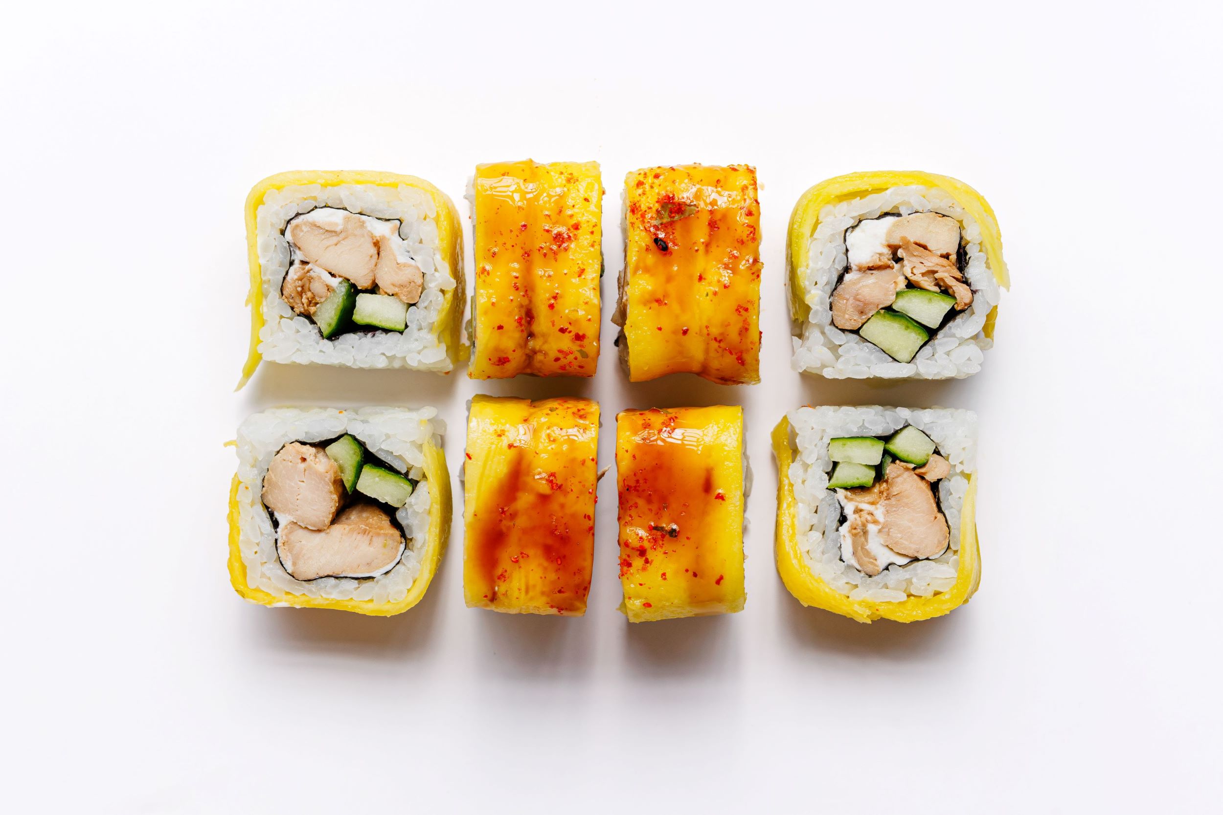 Chicken mango roll