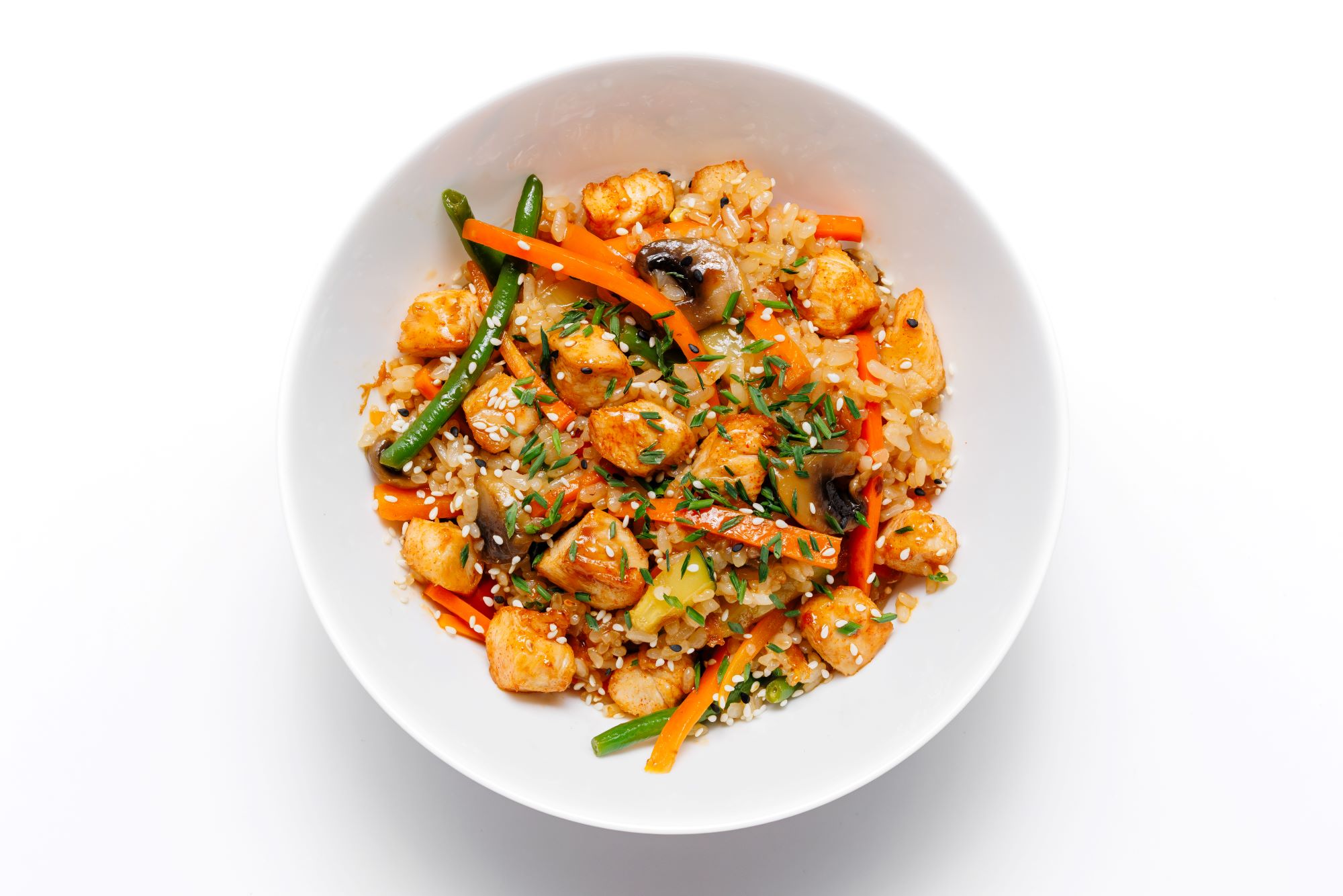 Wok Orez cu pui asiatic